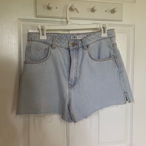New Zara denim shorts